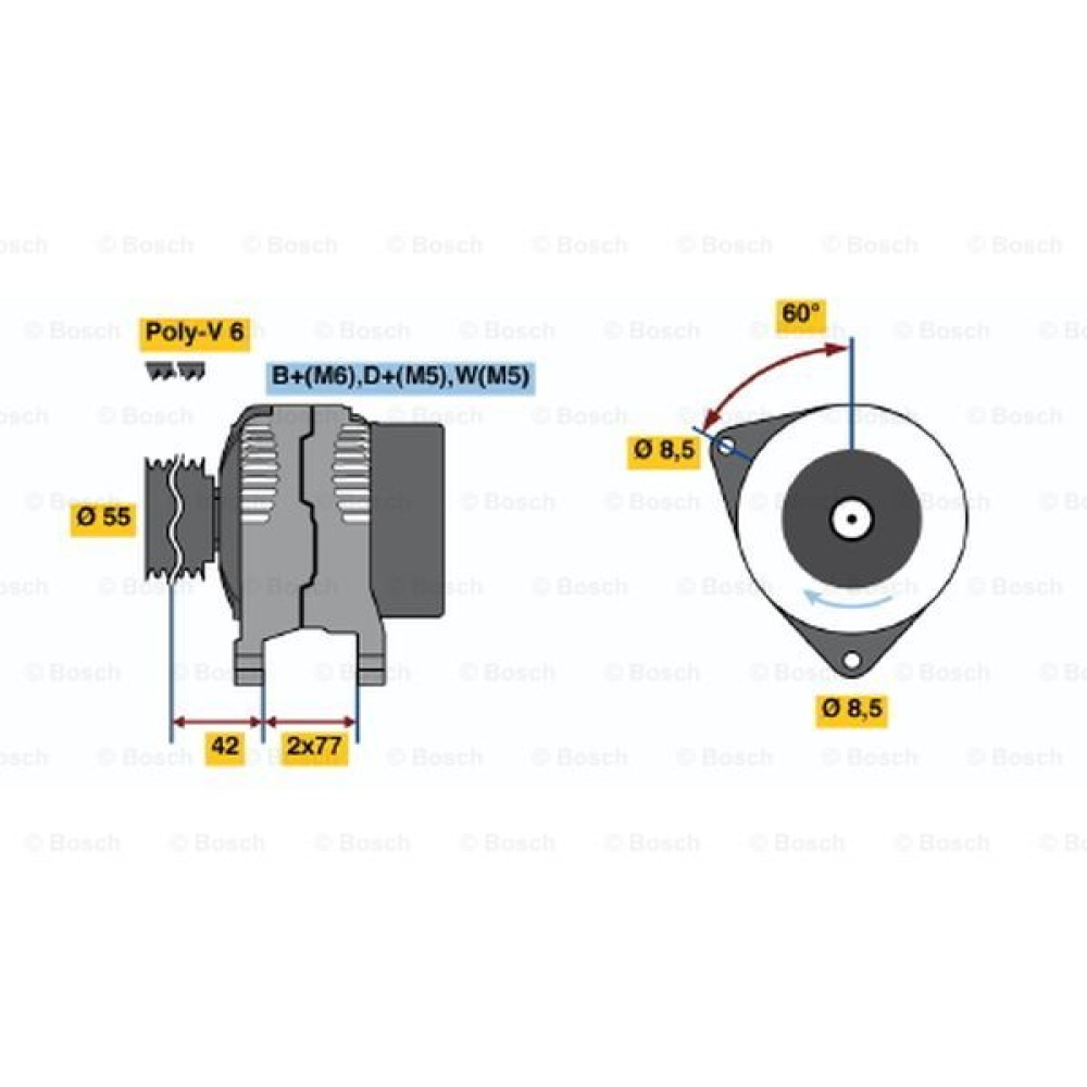 Γεννήτρια BOSCH 0123310053