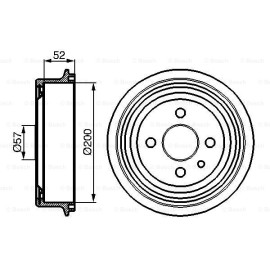 Ρουλεμάν τροχού BOSCH 0986477018