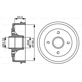 Ταμπούρο BOSCH 0986477061