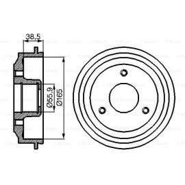 Ταμπούρο BOSCH 0986477066