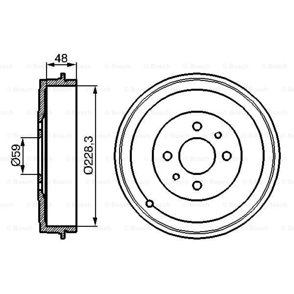 Ταμπούρο BOSCH 0986477088