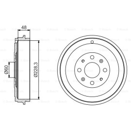 Ρουλεμάν τροχού BOSCH 0986477208