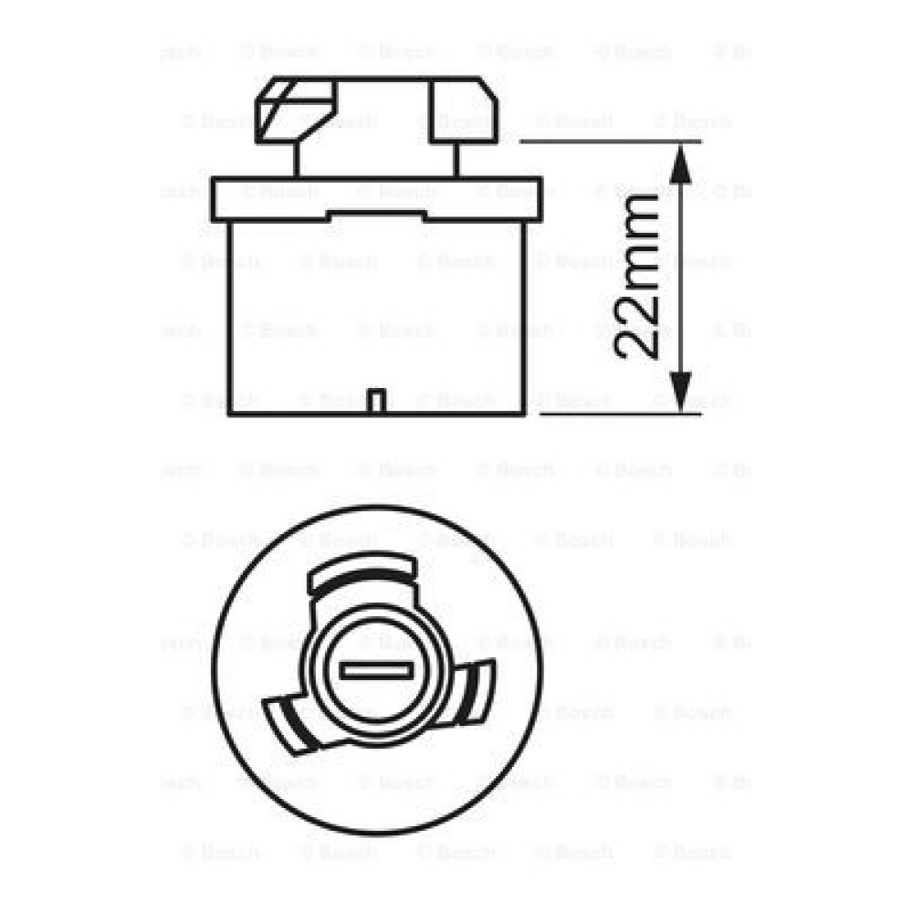 Λυχνία, προβολείς ομίχλης BOSCH 1987302024