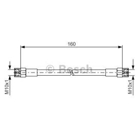 Ελαστικός σωλήνας φρένων BOSCH 1987476220