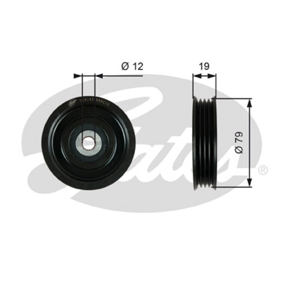 Τεντωτήρας ιμάντα poly-V GATES T39184