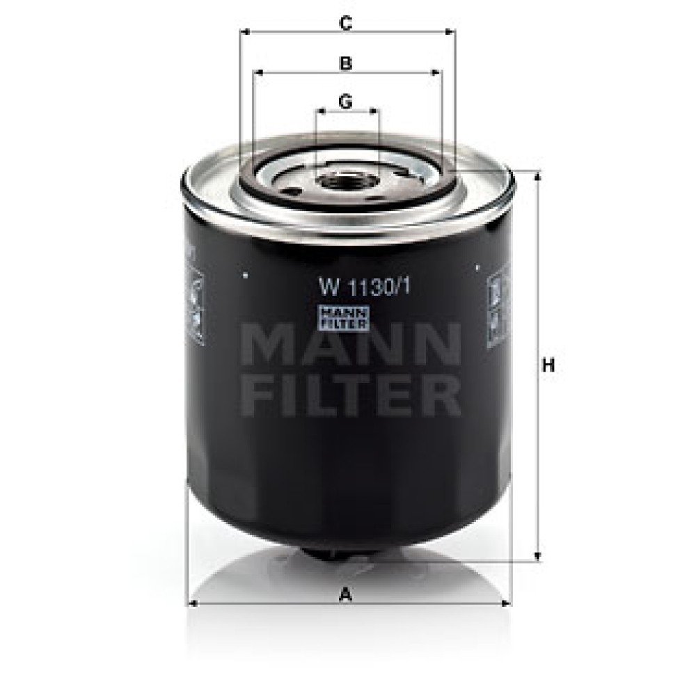 Φίλτρο λαδιού MANN-FILTER W11301