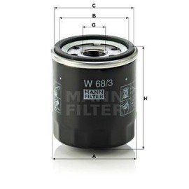 Φίλτρο λαδιού MANN-FILTER W 683