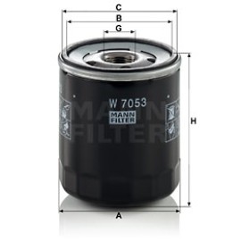 Φίλτρο λαδιού MANN-FILTER W7053