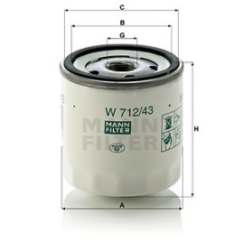 Φίλτρο λαδιού MANN-FILTER W 71243