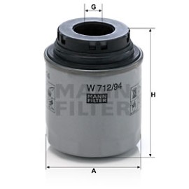 Φίλτρο λαδιού MANN-FILTER W 71294