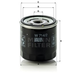 Φίλτρο λαδιού MANN-FILTER W7142