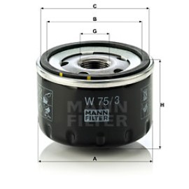 Φίλτρο λαδιού MANN-FILTER W 753