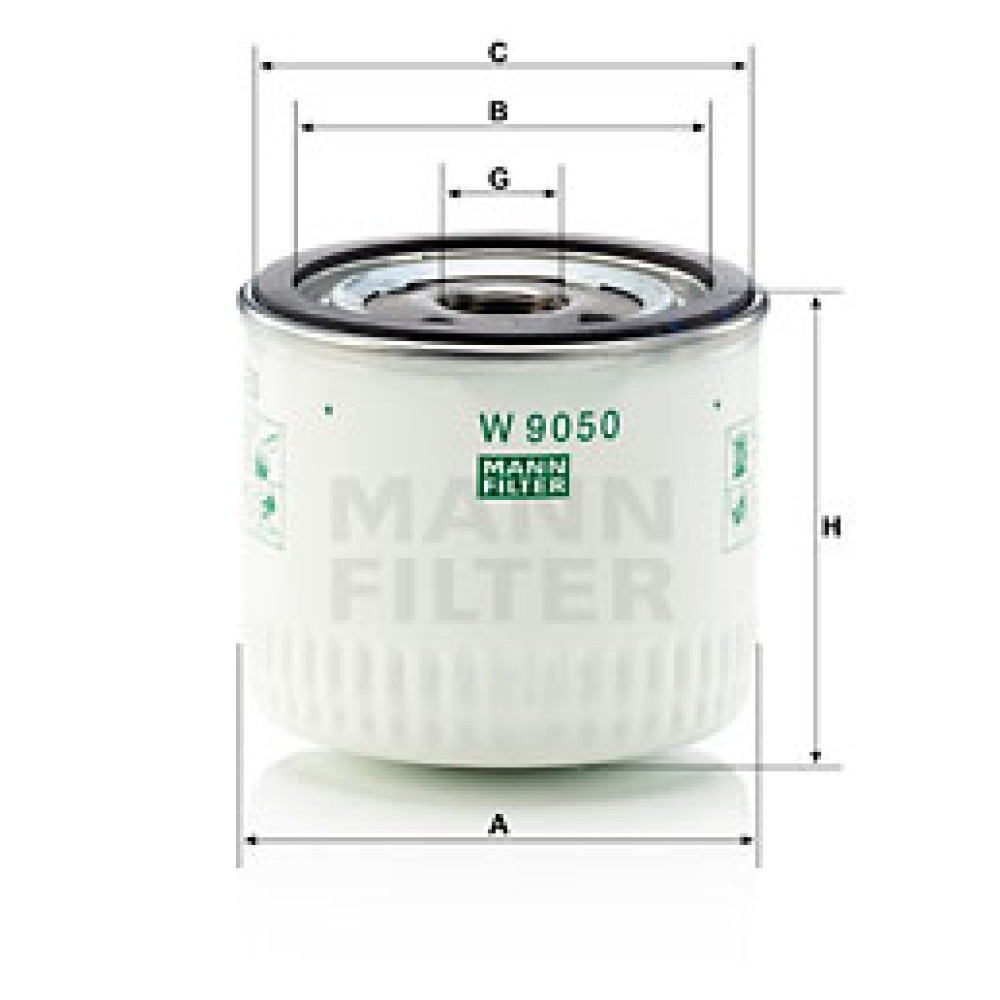 Φίλτρο λαδιού MANN-FILTER W9050