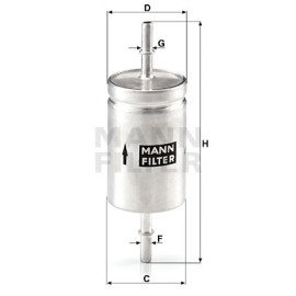 Φίλτρο καυσίμων MANN-FILTER WK512