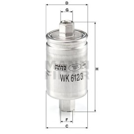 Φίλτρο καυσίμων MANN-FILTER WK 6123