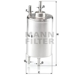 Φίλτρο καυσίμων MANN-FILTER WK 7206