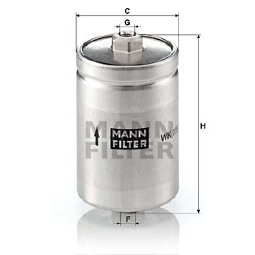 Φίλτρο καυσίμων MANN-FILTER WK725