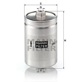 Φίλτρο καυσίμων MANN-FILTER WK725