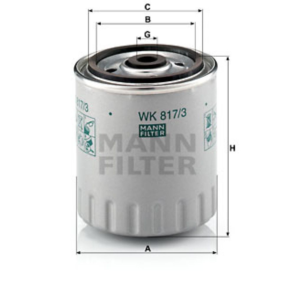 Φίλτρο καυσίμων MANN-FILTER WK8173x