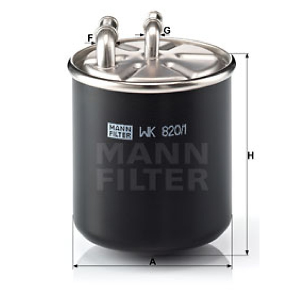 Φίλτρο καυσίμων MANN-FILTER WK8201