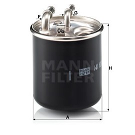 Φίλτρο καυσίμων MANN-FILTER WK8202x