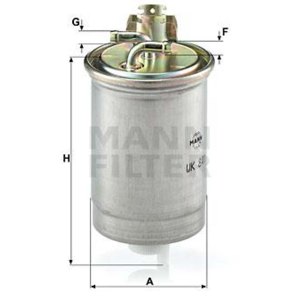 Φίλτρο καυσίμων MANN-FILTER WK841