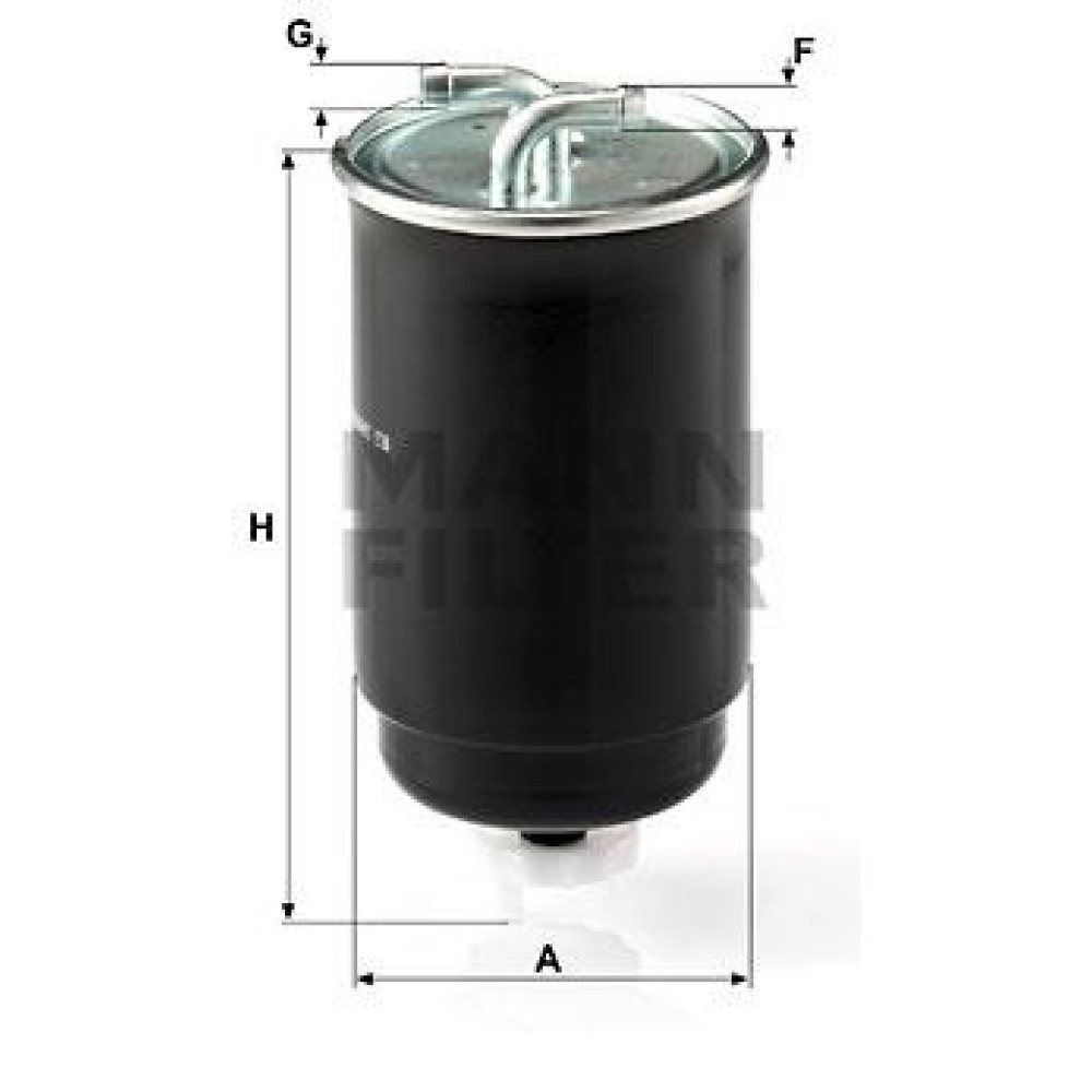 Φίλτρο καυσίμων MANN-FILTER WK 8423