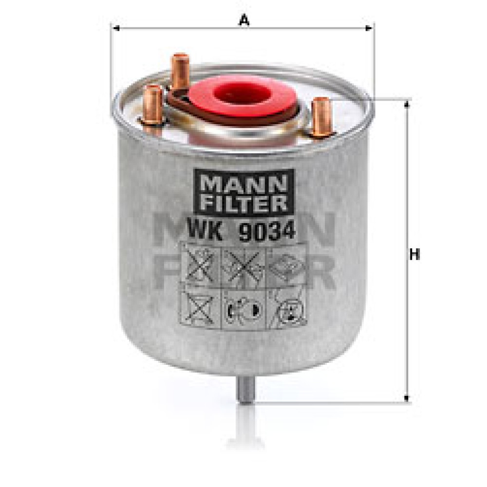 Φίλτρο καυσίμων MANN-FILTER WK9034z