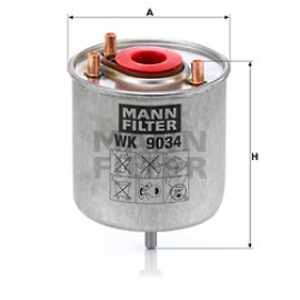 Φίλτρο καυσίμων MANN-FILTER WK9034z