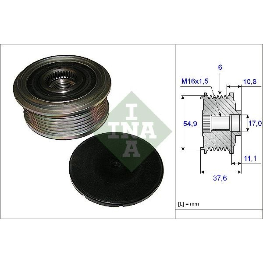 Ελεύθερη περιστροφή γεννήτριας MERCEDES A6071500060