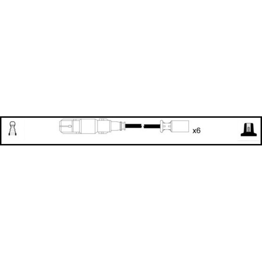 Σετ καλωδίων υψηλής τάσης MERCEDES Q0002576V002000000