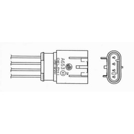 Αισθητήρας λάμδα NGK 95607