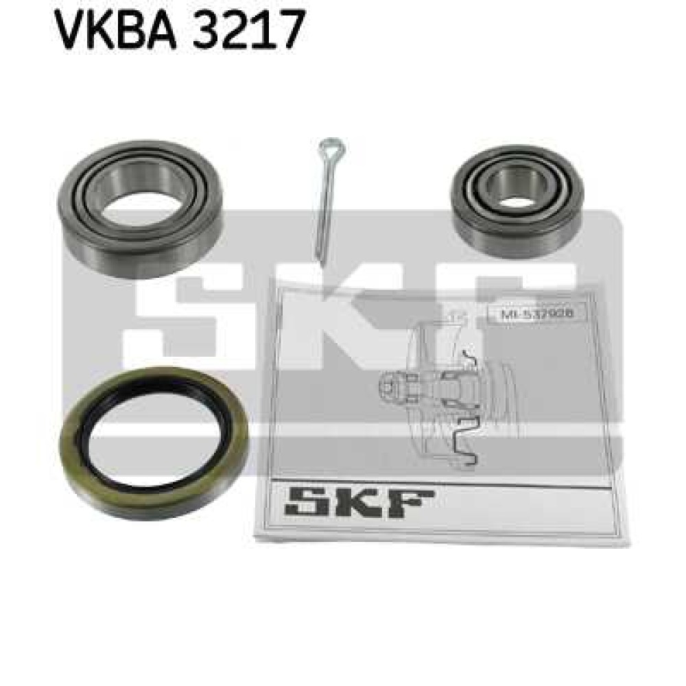 Μουαγιέ τροχού SKF VKBA3217