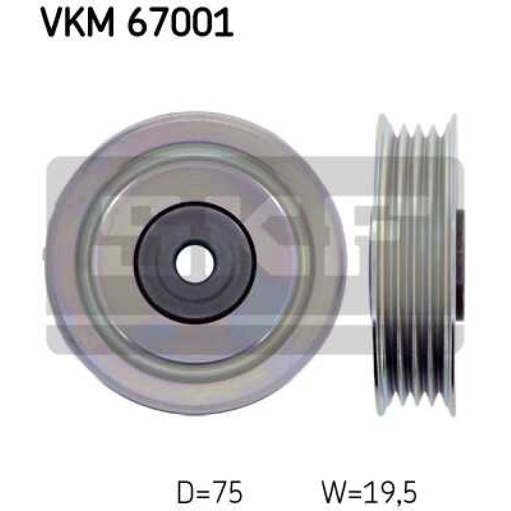 Τροχαλία αδρανείας ιμάντα poly-V SKF VKM67001