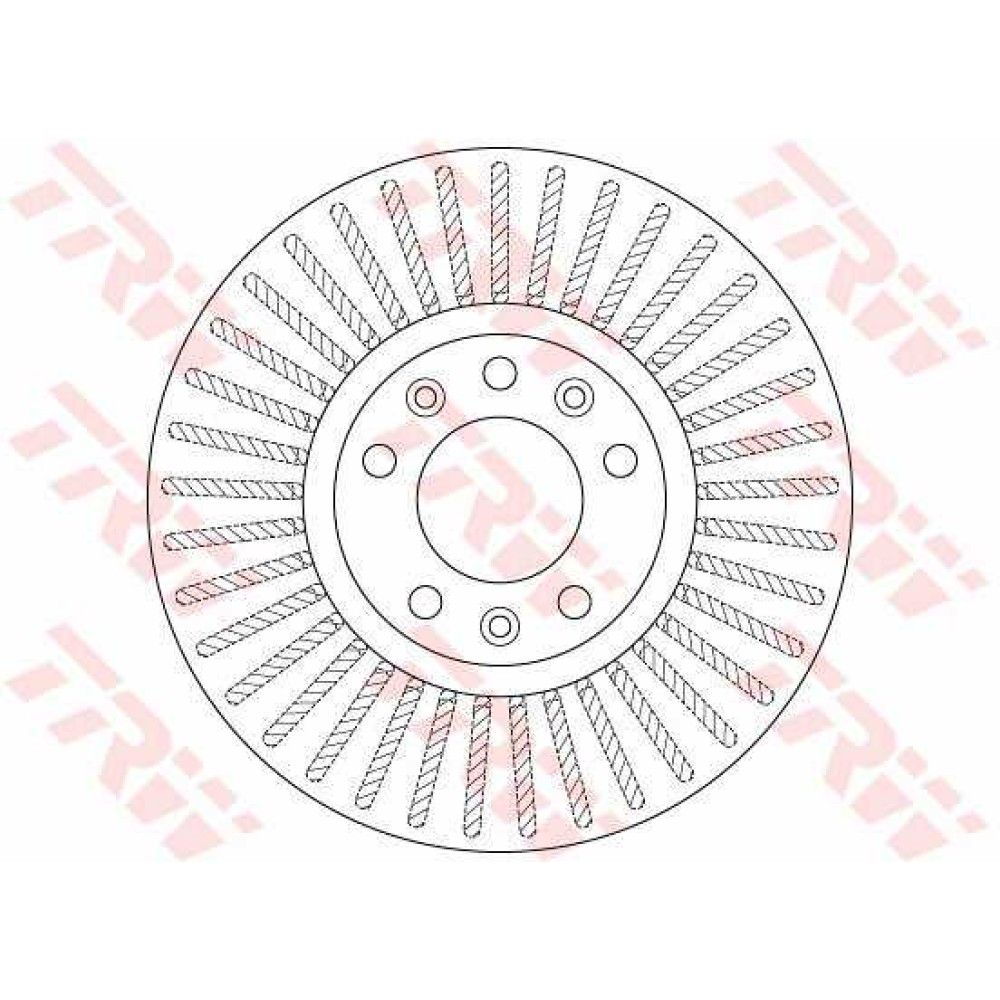 Δισκόπλακα εμπρός TRW DF6419