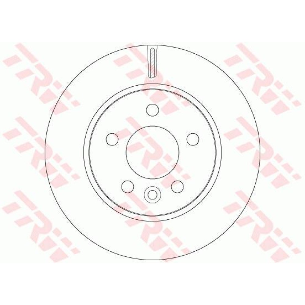 Δισκόπλακα εμπρός TRW DF6482