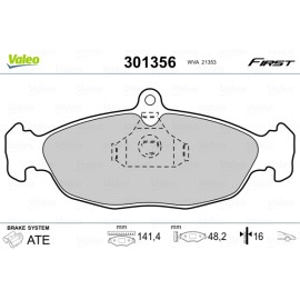 Σετ τακάκια εμπρός VALEO 301356