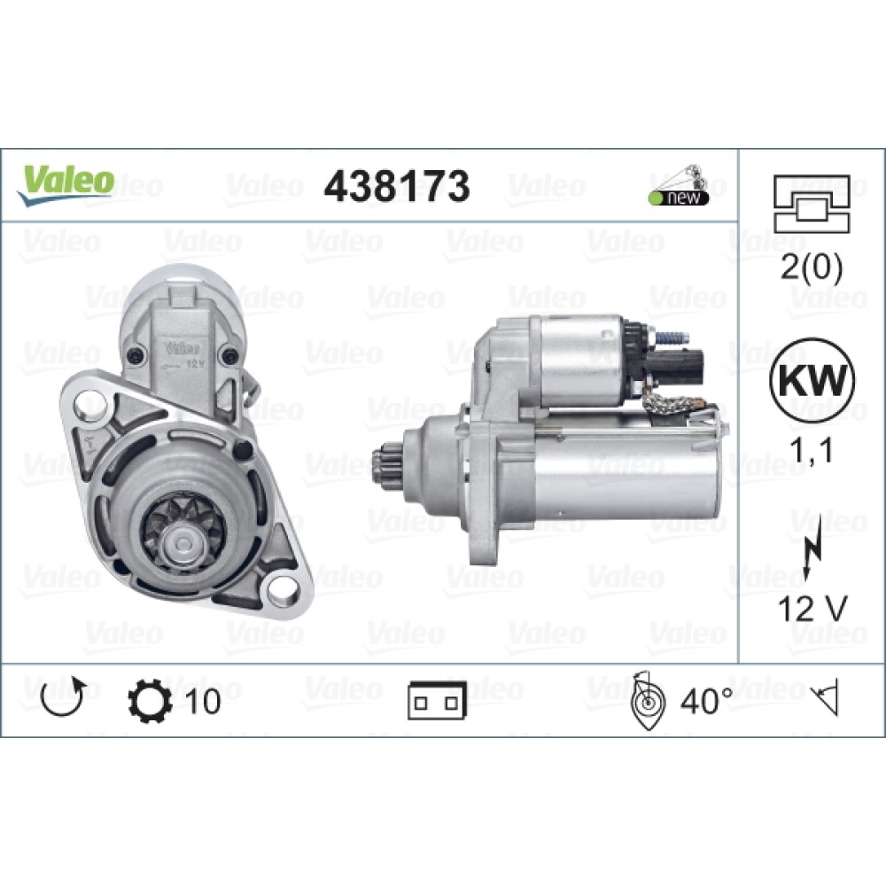 Μίζα VALEO 438173