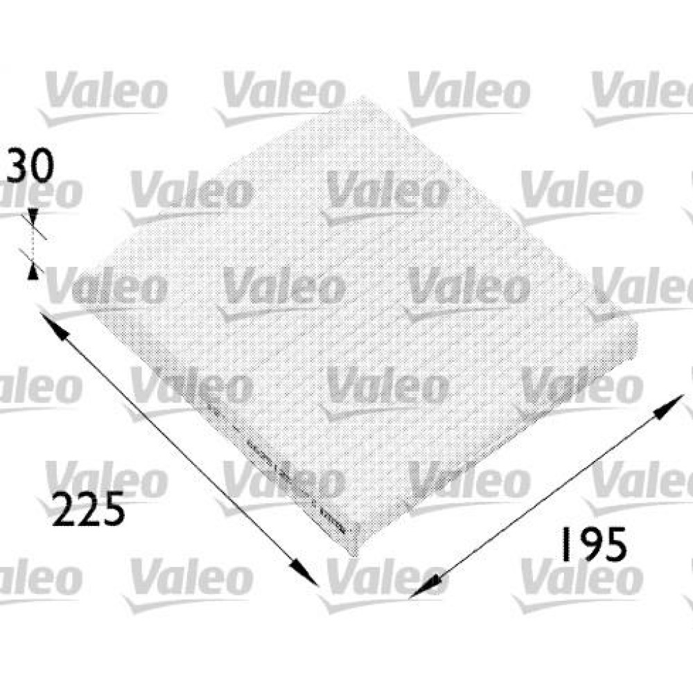 Φίλτρο αέρα εσωτερικού χώρου VALEO 698512