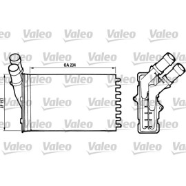 Ψυγείο καλοριφέρ VALEO 812005