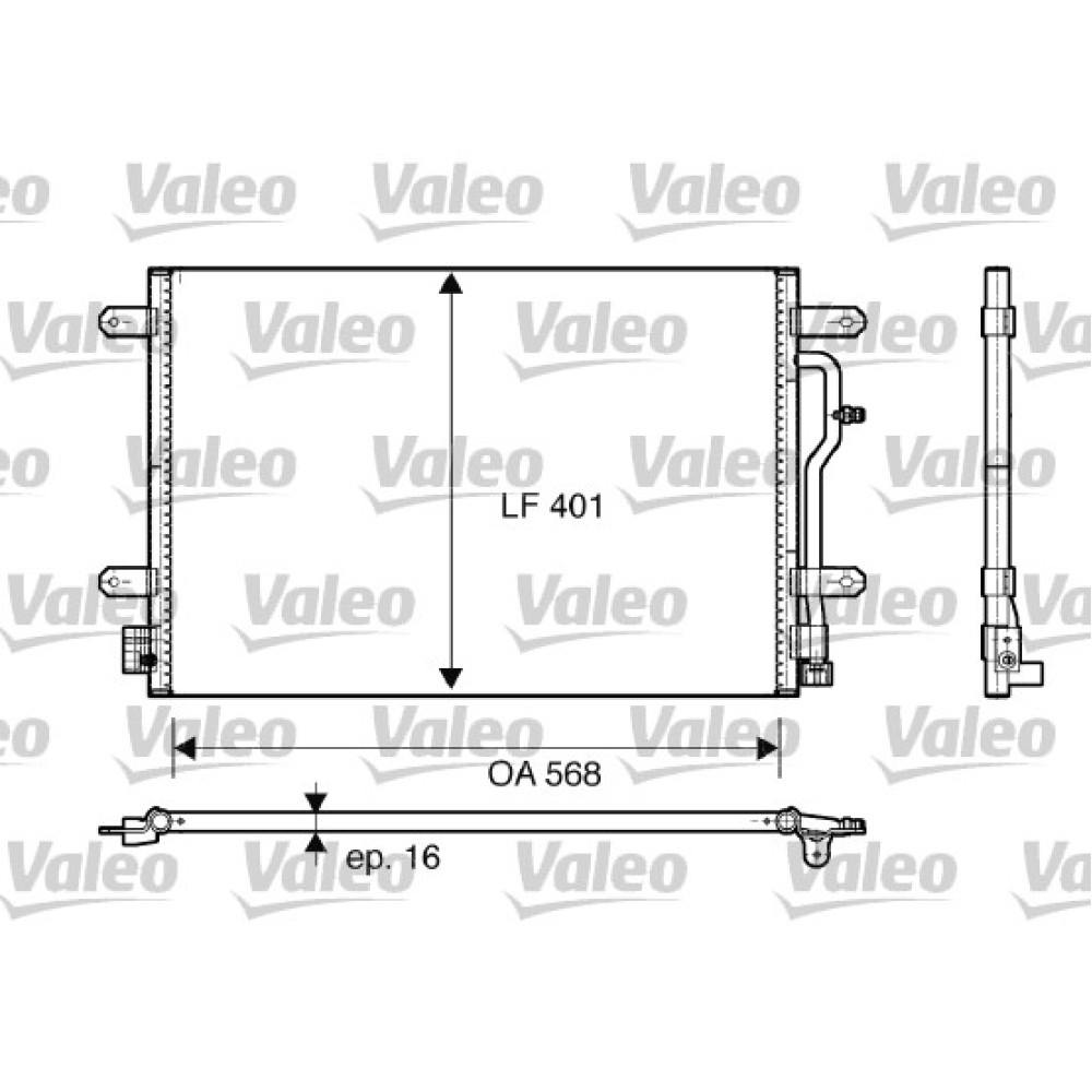 Συμπυκνωτής AC VALEO 817741