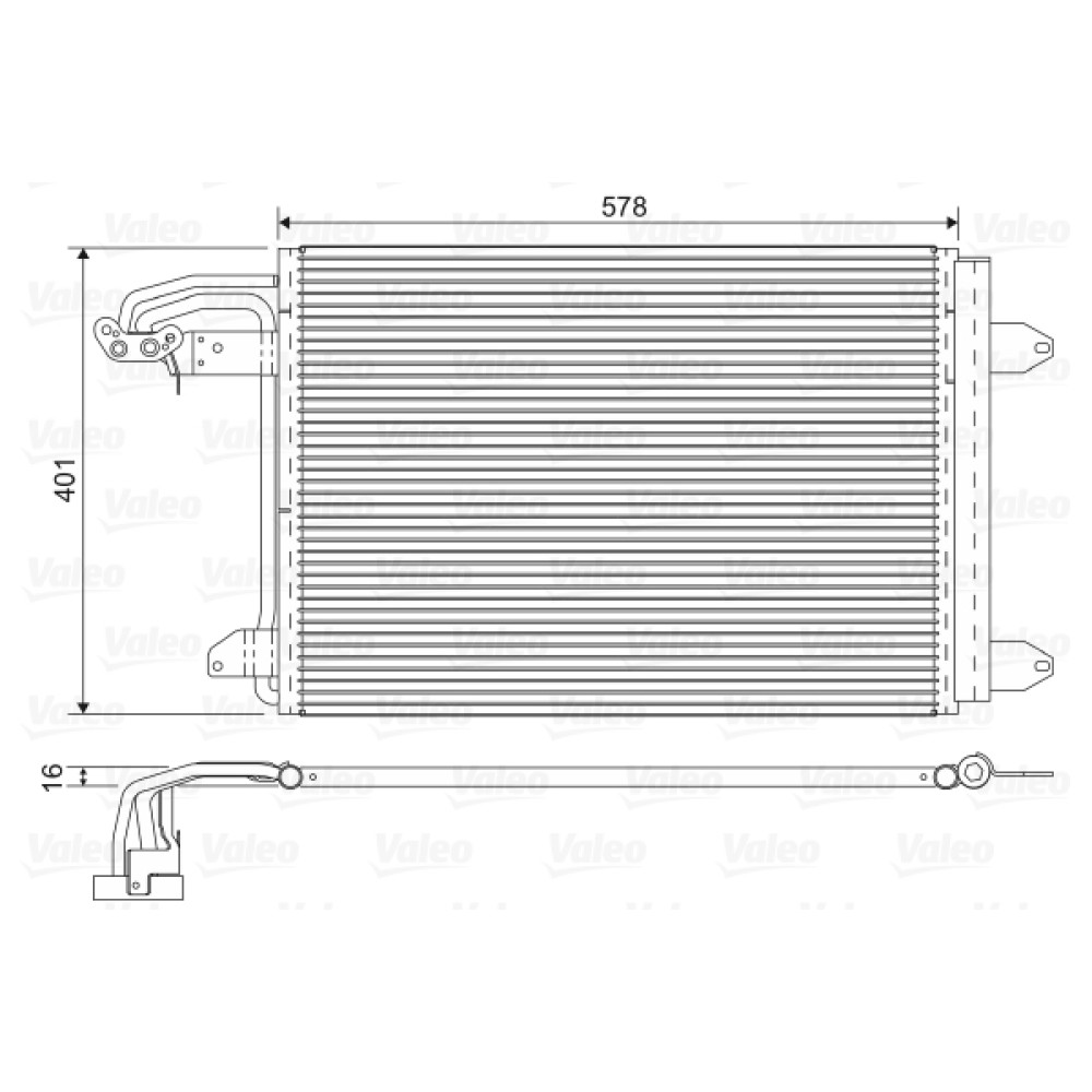 Συμπυκνωτής AC VALEO 817777