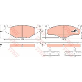 Σετ τακάκια εμπρός VECTOR VP1219