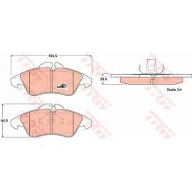 Σετ τακάκια εμπρός VECTOR VP1220