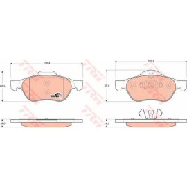 Σετ τακάκια εμπρός VECTOR VP1687