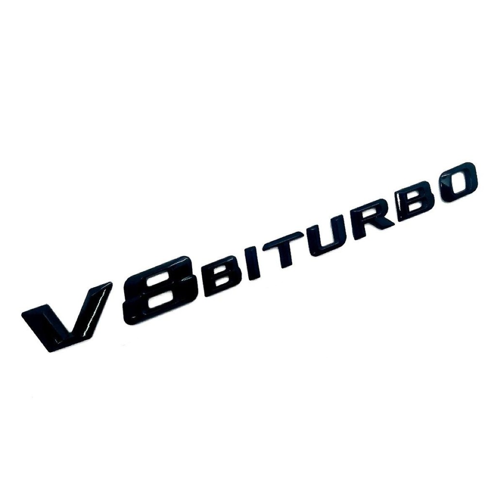 ΑΥΤΟΚΟΛΛΗΤΟ ΣΗΜΑ V8 BITURBO BLACK