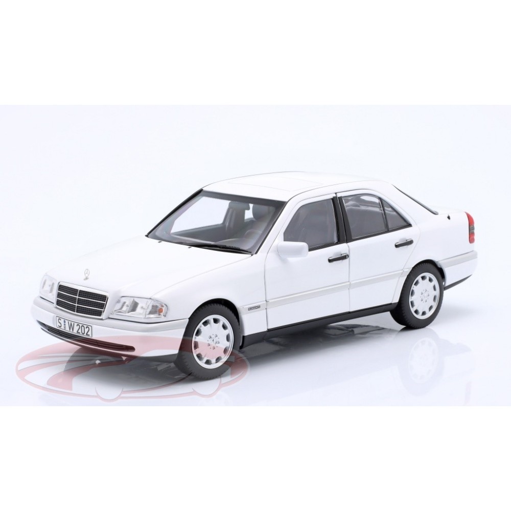 Mercedes-Benz C200 (W202) white 1:18 Norev