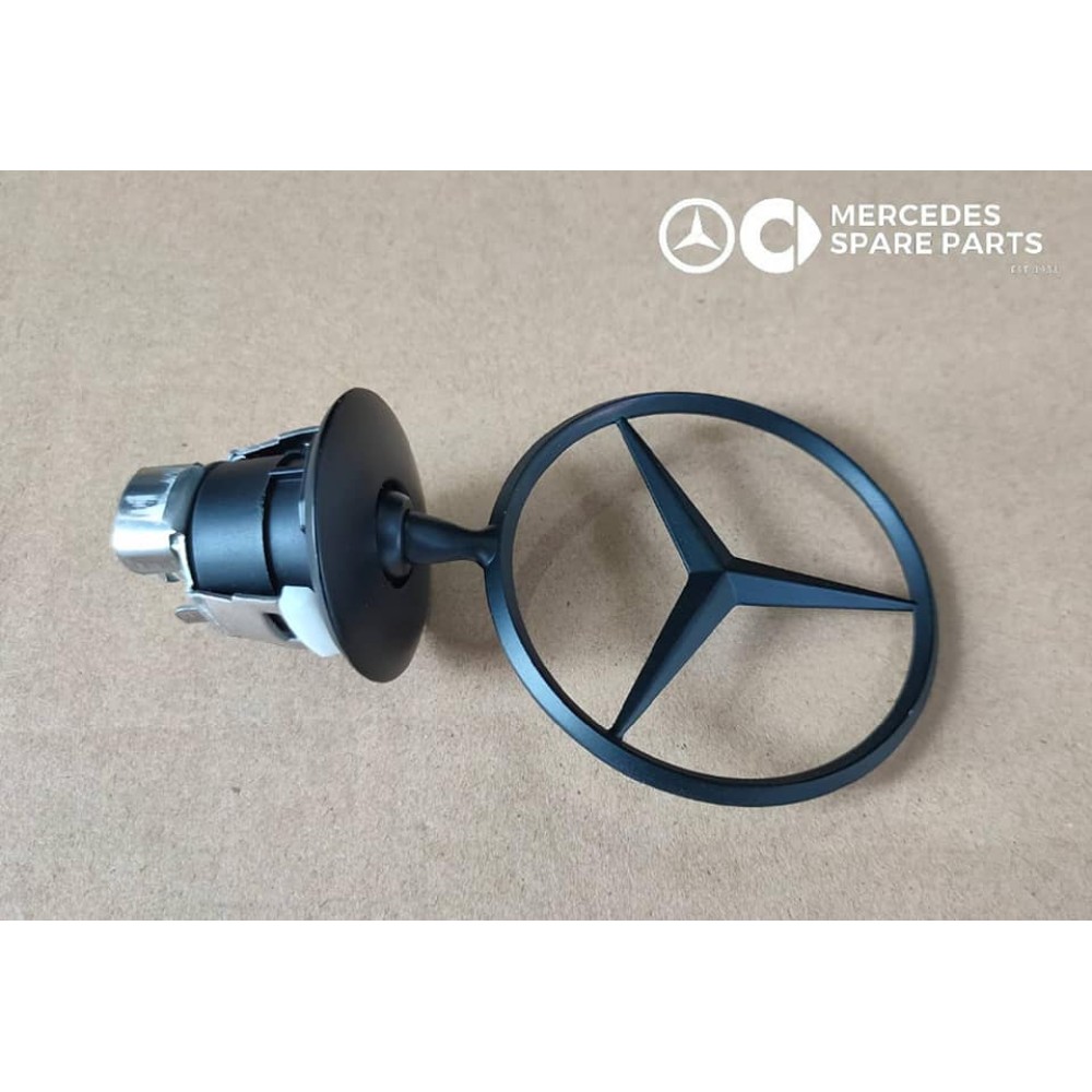 ΑΣΤΕΡΙ ΚΑΠΩ MERCEDES ΜΑΥΡΟ ΜΑΤ 44mm